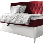 Καναπές κρεβάτι Junior Filip II-Kokkino-Μήκος: 100 εκ.