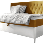 Καναπές κρεβάτι Junior Filip II-Portokali-Μήκος: 90 εκ.