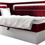 Καναπές κρεβάτι Junior Gold III-Kokkino-90 x 200-Aristera