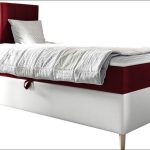 Επενδυμένο κρεβάτι Junior Maja I-Kokkino-Deksia-90 x 200