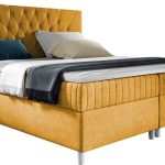 Επενδυμένο κρεβάτι Prowansja-Moustardi-160 x 200