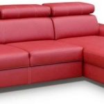 Γωνιακός Καναπές Dren LTHR -Kokkino-Δεξιά