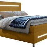 Επενδυμένο κρεβάτι Enter-Moustardi-140 x 200