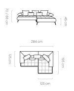 Γωνιακός καναπές Solido Mini-Mple-Αριστερή - Image 3