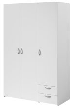 Ντουλάπα Dorm τρίφυλλη-Leuko-Χωρίς πατάρι - Image 6