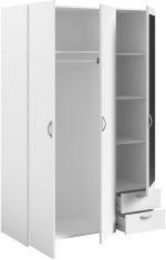 Ντουλάπα Dorm τρίφυλλη με καθρέπτη-Leuko - Image 6