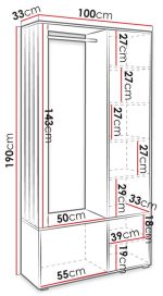 Γκαρνταρόμπα Milo-Artisan - Image 3
