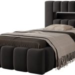 Επενδυμένο κρεβάτι Mercy mini-Mauro-90 x 200