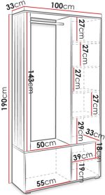 Γκαρνταρόμπα Milo-Artisan-Mauro - Image 3