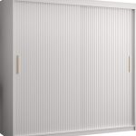 Ντουλάπα συρόμενη 180 Riflo Slim 1-Leuko