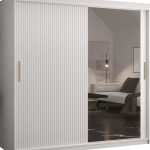 Ντουλάπα συρόμενη 180 Riflo Slim 2-Leuko