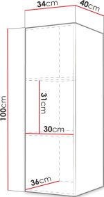 Κρεμαστή στήλη Waldi Riflo Slim-Leuko - Image 3