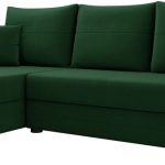 Γωνιακός καναπές Hewlet Bis-Prasino Skouro