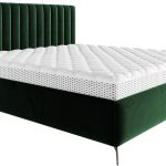 Επενδυμένο κρεβάτι Morris-140 x 200-Prasino Skouro