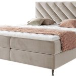 Επενδυμένο κρεβάτι Enzo II-180 x 200-Ekrou