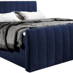 Επενδυμένο κρεβάτι Arena με στρώμα και ανώστρωμα-Mple-140 x 200