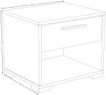 Κομοδίνο Annie-Leuko - Image 3