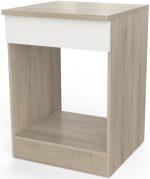 Επιδαπέδιο ντουλάπι φούρνου Poppy 60-Fusiko-Leuko - Image 3