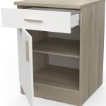Επιδαπέδιο ντουλάπι Poppy 60-Fusiko-Leuko