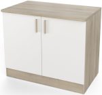 Επιδαπέδιο ντουλάπι Poppy 100-Fusiko-Leuko - Image 6