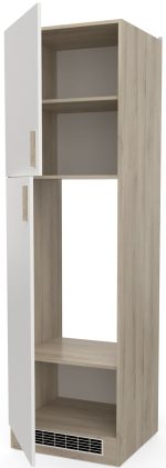 Επιδαπέδιο ντουλάπι ψηλό Poppy 60-Fusiko-Leuko