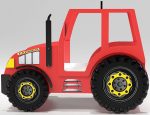 Κρεβάτι παιδικό Tractor-Kokkino - Image 6