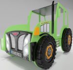Κρεβάτι παιδικό Tractor-Prasino - Image 6