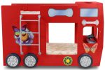 Κρεβάτι παιδικό Happy Bus-Kokkino - Image 2