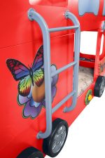 Κρεβάτι παιδικό Happy Bus-Kokkino - Image 4