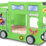 Κρεβάτι παιδικό Happy Bus-Prasino