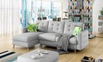 Γωνιακός καναπές Amelion-Γκρι Ανοιχτό - Image 3