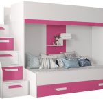 Πολυλειτουργικό κρεβάτι Party XVI-Leuko-Roz