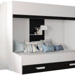 Πολυλειτουργικό κρεβάτι Party XVII-Leuko-Mauro