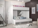 Πολυλειτουργικό κρεβάτι Party XVII-Leuko-Gkri - Image 2