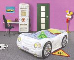 Κρεβάτι παιδικό Sleep car-Leuko - Image 2