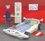 Κρεβάτι παιδικό Formula R1-Leuko - Image 3