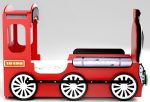 Κρεβάτι παιδικό Lokomotive-Kokkino - Image 2