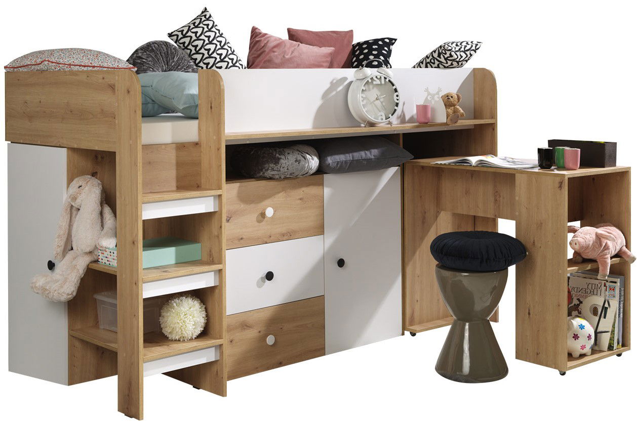 image_761095_smart1-bialy-lewa_1 Πολυλειτουργικό κρεβάτι Smart I-Leuko - Image 1