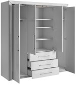 Ντουλάπα Arano τετράφυλλη-Leuko - Image 2