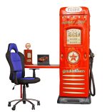 Γραφείο με ντουλάπα Gasoline-Kokkino