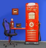 Γραφείο με ντουλάπα Gasoline-Kokkino - Image 2