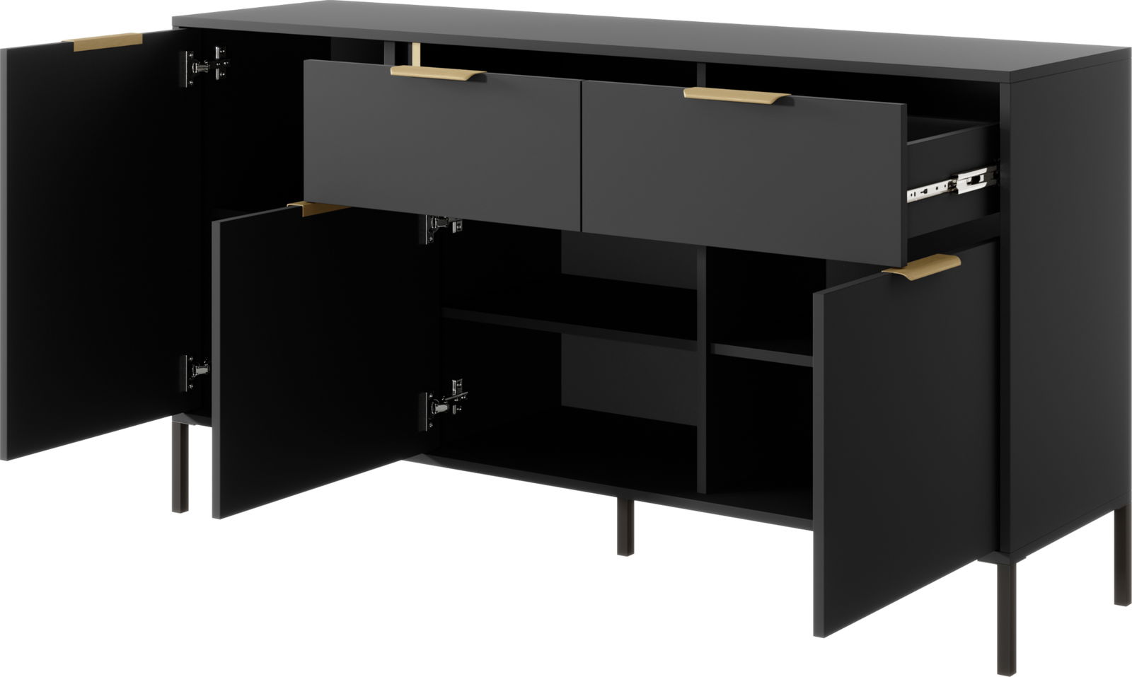 Μπουφές Larry 3D2S-Anthraki - Image 2