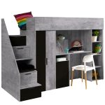 Πολυλειτουργικό κρεβάτι Konkret XIV-Gkri-Mauro