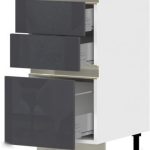 Επιδαπέδιο ντουλάπι Trinity R40-3M BOX-Anthraki Gualistero