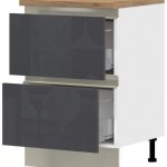 Επιδαπέδιο ντουλάπι Trinity R60-2M BOX-Anthraki Gualistero
