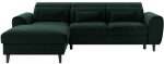 Γωνιακός καναπές Fornal-Prasino-Αριστερή
