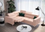 Γωνιακός καναπές Milo LTHR-Roz-Αριστερή - Image 2