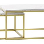 Σετ τραπεζάκια σαλονιού Stolik Dual Zloty-Leuko