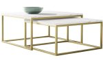 Σετ τραπεζάκια σαλονιού Stolik Dual Zloty-Marmaro - Image 3