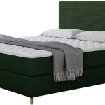 Επενδυμένο κρεβάτι Laro-Prasino-180 x 200
